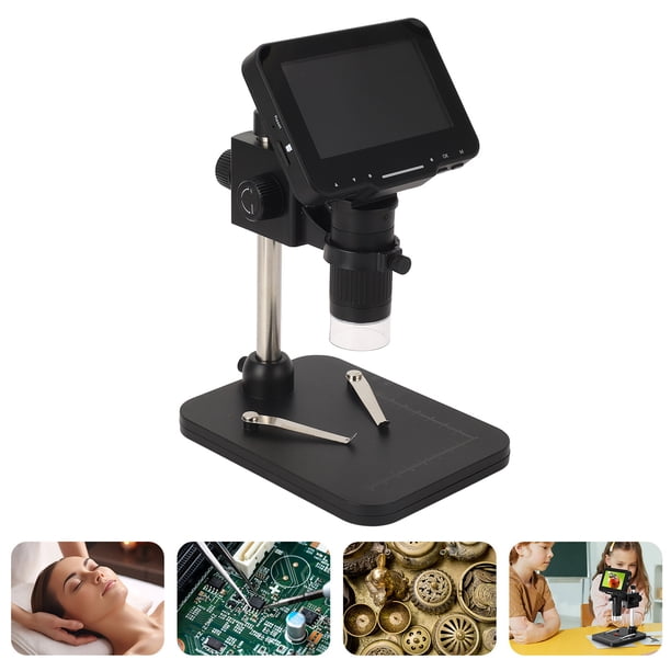 Digital Microscope, 1600X Coin Microscope 4.3in IPS Screen For QC ...