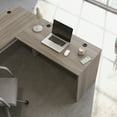 thumbnail image 6 of Sauder Affirm Engineered Wood 48" x 24" Computer Desk in Hudson Elm/Brown, 6 of 12
