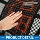 thumbnail image 5 of Almohada Lumbar de Masaje de Beads de Bambú para Asiento de Automóvil Unique Bargains 40x43cm Malla Negro Marrón 1 Pc, 5 of 6