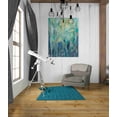thumbnail image 3 of Epic Graffiti  'Stained Glass Forest I' by Grace Popp Giclee Canvas Wall Art, 12"x16" 26 x 34, 3 of 3