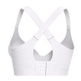thumbnail image 6 of VISALY Jelly Bras for Women Plus Size Seamless Wireless Lifting Bra Full Coverage V‑Neck No Underwire Support Bralette Wide Strap Smoothing Soft Comfy Lift Minimizer Push Up T‑Shirt Bra White L, 6 of 6