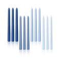 thumbnail image 1 of Taper Candles Viyffo Blue, 25 cm, juego de 12 unidades para bodas, sin perfume, 1 of 8