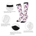 thumbnail image 5 of Fotbe Orchids Flowers print Women's Men's Novelty Crew Socks Cotton Socks Knee High Socks for Walking,Running,Nurses,Pregnancy, 5 of 8