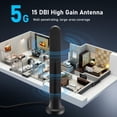thumbnail image 2 of Antena WIKNOW 5G LTE Banda 15dBi SMA TS9 Externa Omnidireccional, 2 of 7