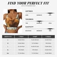 thumbnail image 5 of Goofa Yak Printed Sports Bras for Women, High Impact Running Bra Workout Crop Tank Tops Longline Sports Bra Push up-Small, 5 of 9
