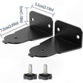 thumbnail image 4 of Wall Mount Brackets for Curved Soundbar Speaker Stand Compatible with Various Models, 4 of 5