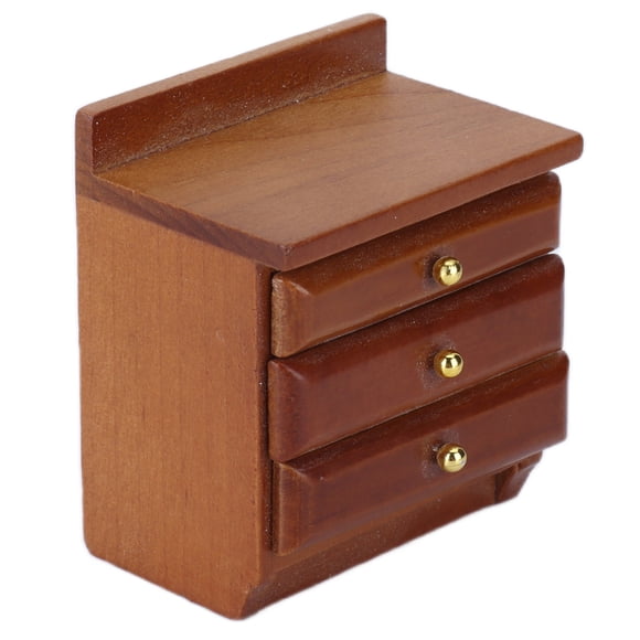 Muebles Para Casa De Muñecas, Artesanía, Mesitas De Noche Para Casa De Muñecas, Hechas A Mano De Madera Sin Rebabas Para Entretenimiento