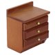 thumbnail image 1 of Muebles Para Casa De Muñecas, Artesanía, Mesitas De Noche Para Casa De Muñecas, Hechas A Mano De Madera Sin Rebabas Para Entretenimiento, 1 of 7