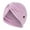 Light Purple, variant on Windfall Women Bouffant Caps with Buttons, Soft Unisex Stretch Headband Elastic Muslim Turban Headwrap Beanie Skull Cap