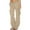 Khaki, variant on Meichang Women's Baggy High Waist Cargo Pants with Multiple Pockets, Straight Leg, Plus Size, Y2K Style