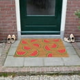 thumbnail image 3 of Fsqjgq Spring Summer Doormats Fruit Pattern Polyester Indoor and Outdoor Welcome Mat Non Slip Entry Rug Floor Mats,16"x 24" 1 Piece, 3 of 5