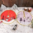 thumbnail image 4 of Christmas Tree Skirt Mini 16 Inch Winter Christmas Tree Decorations Tree Skirt Suitable for Merry Christmas Party, 4 of 5