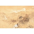 thumbnail image 2 of Edward Lear 24x17 Gold Ornate Framed and Double Matted Museum Art Print Titled - Middle Eastern Landscape, 2 of 4
