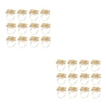 thumbnail image 3 of Advancent 12pcs Flower Napkin Rings Household Exquisite Napkins Metal Scene Tableware Ornament Interesting Holder Layout oro 4.5 cm 2piezas Advancent CBP103781, 3 of 6