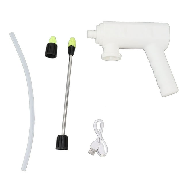 Boquilla Rociadora Eléctrica Para Plantas, Cabezal Rociador Con Batería Recargable USB Eficiente Y Sin Esfuerzo Con Barra Rociadora De Extensión Para Jardín