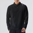 thumbnail image 2 of ZIXKCGDSE Quarter Zip Pullover Tops for Men Long Sleeve Shirt Outdoor Running Fitness Shirts Size XL, 2 of 4