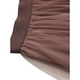 thumbnail image 3 of Franhais Lady ´s Fashionable Solid Color Mesh Skirt, Irregular Elastic Tulle Bubble Skirt, Daily Life and Vacation, 3 of 7