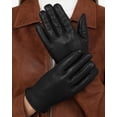 thumbnail image 2 of Womens Genuine Sheepskin Leather Gloves Touchscreen Winter Weather Driving KORAH Glove for Women Black (XL), 2 of 6