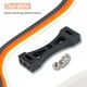 thumbnail image 2 of Tholdsy Mini travesaño de montaje fijo de viga de Metal, soporte de pieza de repuesto DIY 1/12, reemplazo de accesorios de coche de escalada de Control Kits de construcción modelo Negro Tholdsy FN001310-01, 2 of 5