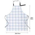 thumbnail image 5 of Bingfone Blue Checkboard Apron Gifts For Men, Women Professional Grade Chef Apron For Kitchen,Bbq & Grill, 5 of 9
