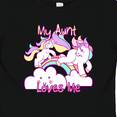 thumbnail image 4 of Inktastic My Aunt Loves Me Unicorn Girls Baby T-Shirt, 4 of 5