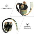 thumbnail image 3 of LOVEVER Starter Solenoid Relay 12V Replacement Start Starting Solenoid Relay for ATV, 3 of 6