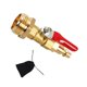 thumbnail image 5 of 2xBrass RV Winterize Adaptador De Soplado 1/4 ''macho De Aspersor De Enchufe Rápido, 5 of 8