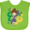 thumbnail image 3 of Inktastic Mardi Gras Girl Girls Baby Bib, 3 of 4