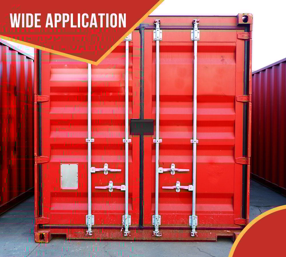 thumbnail image 5 of 2 Pack Heavy-Duty Shipping Container Lock Box Bolt-On - Detachable, Installation Hardware Included - Conex Container Cabinet Accessories, 5 of 10