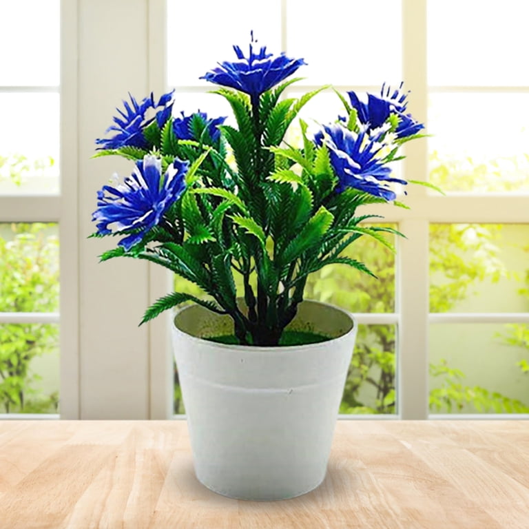 1 Set Artificial Plant Pot Kapok Flower Windowsill Ornaments Plastic Micro  landscape Simulation Bonsai for Garden - Walmart.com