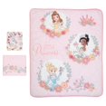 thumbnail image 2 of Lambs & Ivy Disney Princesses Ensemble de Literie de Berceau pour Bébé 3 Pcs - Rose, 2 of 9