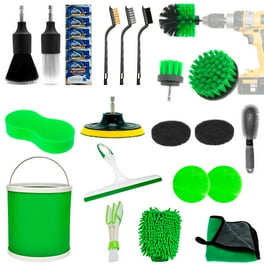 Microfiber Car Wash Detail Collapsible Bucket Mitt Kit Auto Exterior Clean Set Microfiber Car Wash Detail Collapsible Bucket Mitt Kit Auto Exterior Clean Set
