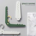 thumbnail image 4 of PATLOLLAV Travel Portable Folding Hanger with 4 Built-in Clips Multi-Functional Travel Hanger Camping Travel Clothing Drying Cloth Hangers Storage Easy to Carry and Ideal for Housewives (14inchs), 4 of 5
