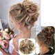 thumbnail image 2 of Guardurnaity Postizo elástico fácil de usar para mujer, moño elástico, extensión de moño desordenado Accesorio para el cabello ocho, 2 of 2