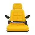 thumbnail image 5 of TFCFL Universal Forklift Seat Adjustable Tractor Seat with Backrest 100kg/220 lbs Yellow, 5 of 21