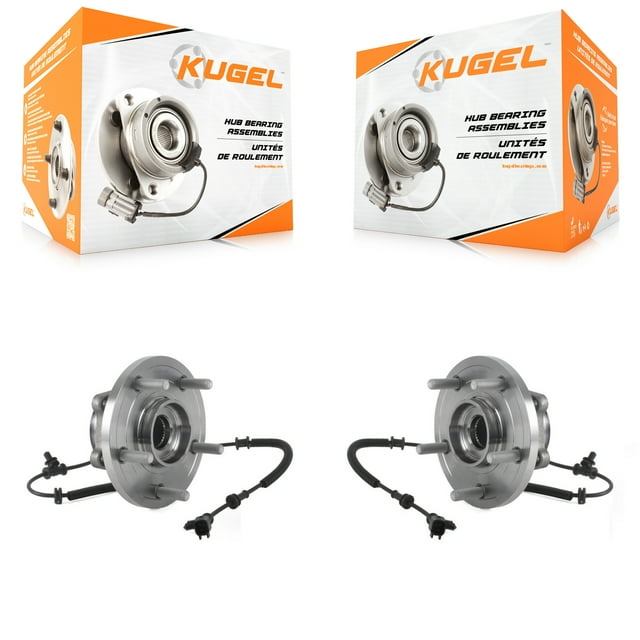 Kugel Front Wheel Bearing and Hub Assembly Pair for Car Chrysler Pacifica Grand Caravan Voyager - Left Right Side (Driver Passenger) K70-101494