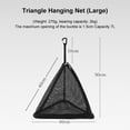 thumbnail image 2 of Triangle Storage Mesh Hanging Bag Foldable Kitchen Basket Picnic Tableware Drying Net Food Vegetable Organize Tool, 2 of 7