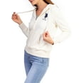 thumbnail image 3 of U.S. Polo Assn. Womens' Fleece Zip Up Hoodie, 3 of 3