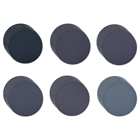 

30Pcs 75mm Sanding Disc Handheld Replacements 320 400 600 800 1000 1500 Grit for Finishing Furniture Metals Wood Products