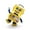 Unframed, variant on Art.com Cute Yellow Vintage Toy Robot over White Background Having Fun Premium Giclee Print by badboo, 16" x 16"
