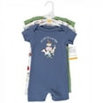 thumbnail image 2 of Hudson Baby Infant Boy Cotton Rompers, Boy Farm Animals, 0-3 Months, 2 of 2