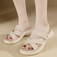thumbnail image 2 of Mostsola Slides for Women Casual Comfortable Arch Support Slip on Shoes Summer Dressy Slippers, 2 of 9