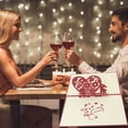 thumbnail image 4 of Cards Popped Greeting Wedding Love 3D Card & Stationery Ornament, 4 of 9