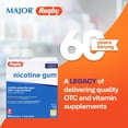 thumbnail image 2 of Rugby Nicotine Polacrilex Sugar-Free Gum, Original Flavor, 110 ct, 6 Pack, 2 of 13