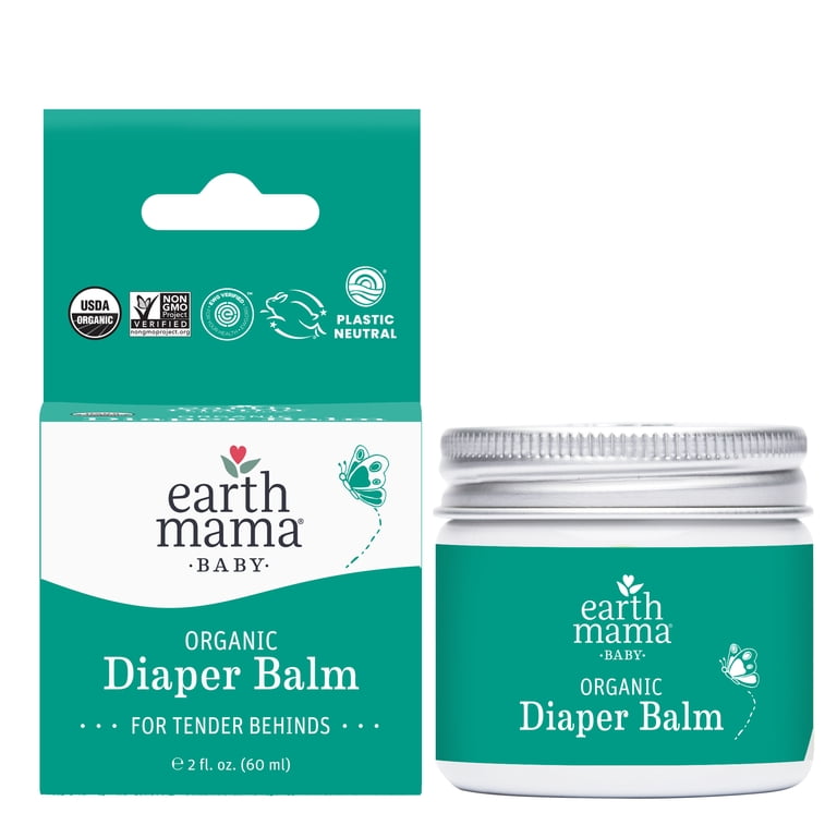 Earth Mama Organic Diaper Balm, 2 fl oz photo 1