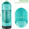 thumbnail image 2 of Botella portátil de agua para perros de 300 ml, botella de agua para perros antibacteriana y a prueba de fugas, con filtro, para caminar, senderismo, (verde) PenghuiLiu 9024719111476, 2 of 5