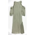 thumbnail image 2 of bar III Womens Cold Shoulder A-line Dress, dustyolive, S, 2 of 2