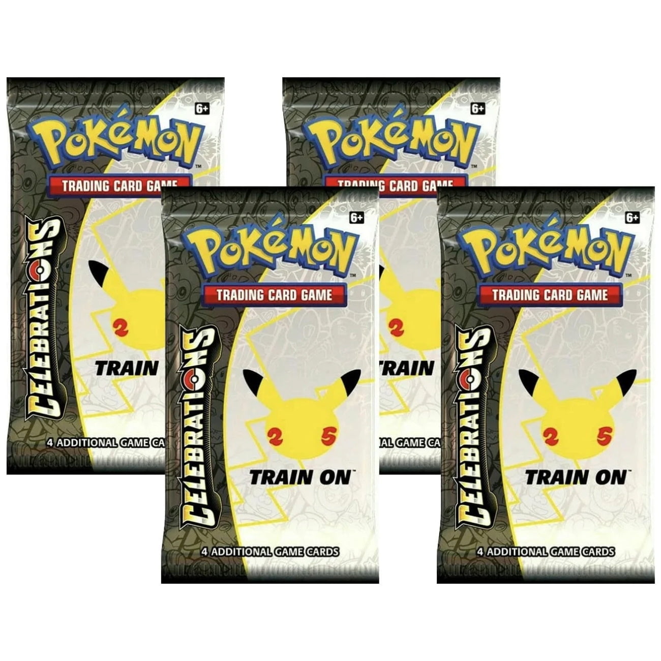Pokemon TCG: Celebrations 25th Anniversary Booster Packs - 4 Packs -  Walmart.ca