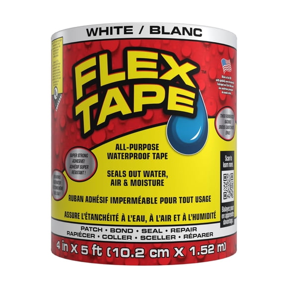 Flex Tape - Super Strong Waterproof Tape Works Underwater; Patch & Seal Indoor & Outdoor Projects;
