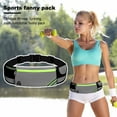 thumbnail image 3 of Fanny Packs for Women Men, Waterproof Running Belt Bag with Adjustable Strap, Reflective Strip Waist Bag for Hiking Cycling Walking Traveling, 3 of 9